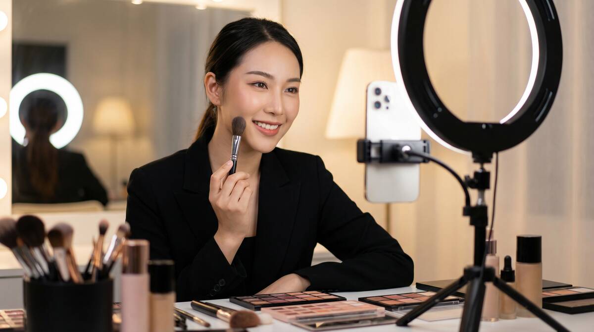 探花美妆视频教程